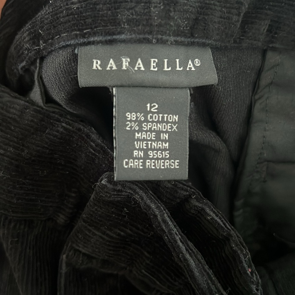 Women’s Black Corduroy Pants - Picture 3 of 3